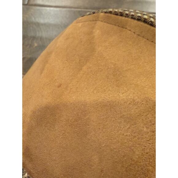 Vintage RESISTOL Mens Sherlock Suede Tweed Fedora Hat Size 7 1/8 Made In USA - Picture 10 of 10